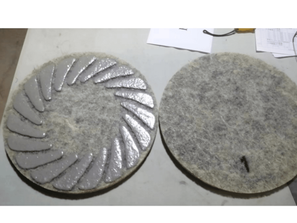 17inch 5 steps animal hair polishing pads Dry polishing concrete and terrazzo - Image 2