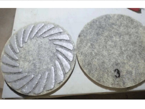17inch 5 steps animal hair polishing pads Dry polishing concrete and terrazzo - Image 4