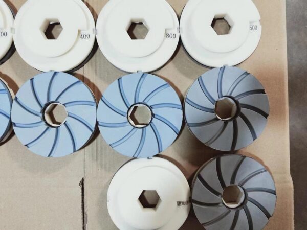 Snail lock edge polishing pad 5inch Granite polishing wheel for granite marble - Image 3