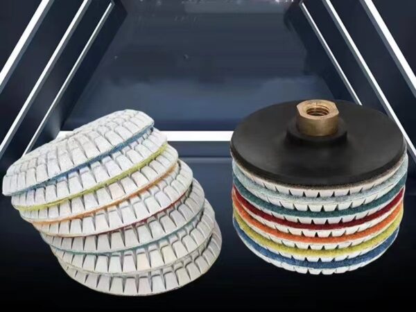 4inch Convex polishing  pad with M14 or 5/8-11 Thread Rubber Backer pad Convex Disc for Marble Granite Quartzite-QTY of 10