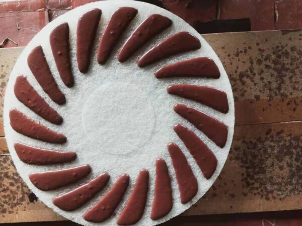 230mm fiber polishing pads Dry use for polishing terrazzo and concrete floor