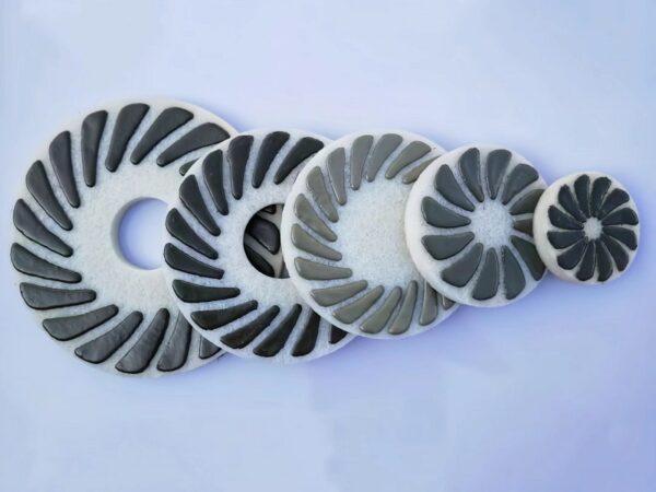 Fiber polishing pads Dry use for polishing concrete and terrazzo