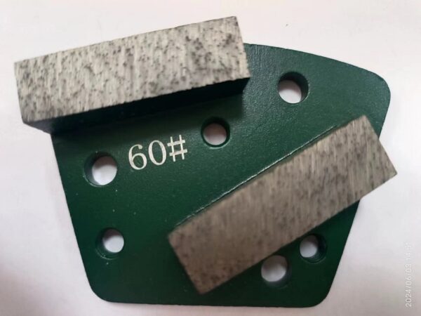 Trapezoid bond polishing pads